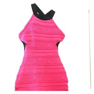 Fuchsia Bandage Dress
